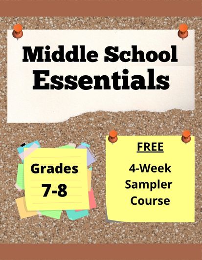 Middle School Essentials Sampler Course